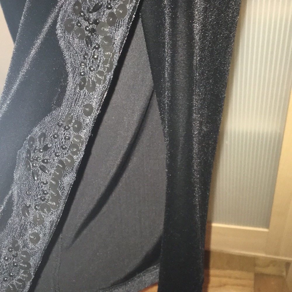 NWT Velvet Pants-Beaded Side; Great 4 Holidays!